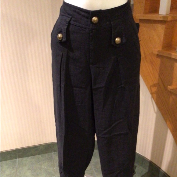 NWT Kaki/olive green genie like ankle pants - Picture 3 of 3